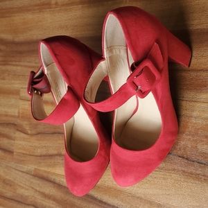 CATO Women's Size 9M red heels